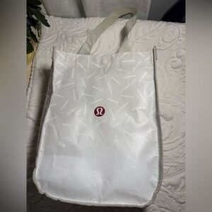 Lululemon White Tote Bag